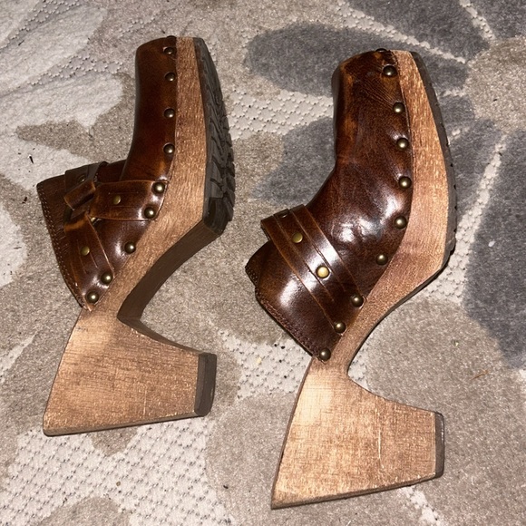 Seychelles 100% leather vintage clogs - Picture 7 of 8